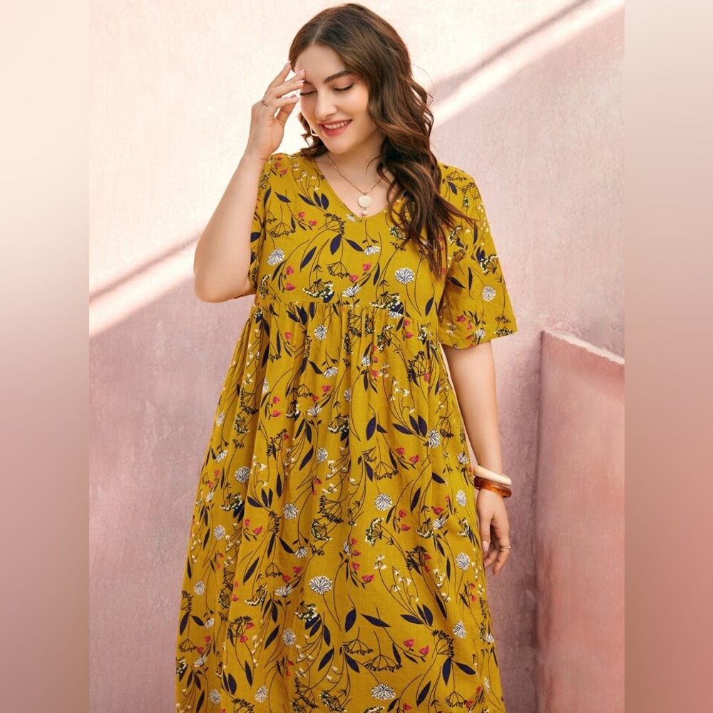 Flowy Floral Dress